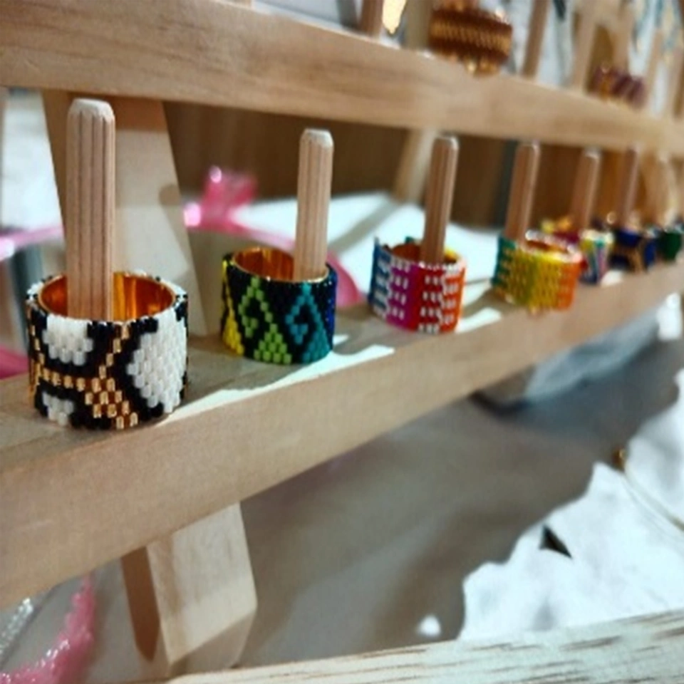 Anillos figuras y animal print peyote en miyuki