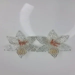 Aretas flor doble capullo peyote en miyuki