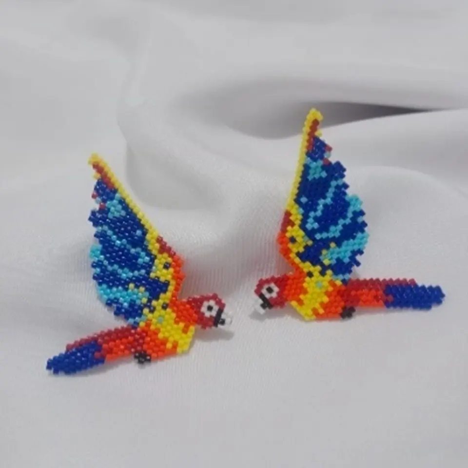 Aretas guacamaya bandera petote en miyuki