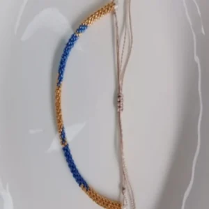 Pulsera tubo peyote en miyuki